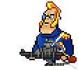 Auf ihrer Reise ins All finden die Helden allerlei Hochtechnologie, unter anderem zahlreiche Waffen, die Leutnant von Mackwitz liebend gern ausprobiert. Hier ein kleiner Ausschnitt aus der Animation f&uuml;r das Kampfsystem.