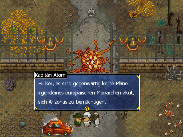 Daf&uuml;r hat man Freunde: Ein beruhigendes Wort im neuen Gebiet.