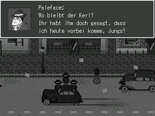 Das Intro erstrahlt ganz klassisch im farbensatten Schwarzweiß.