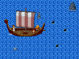 Erzittert, Wogen! Echte Helden befahren euch! Und damit die Angst nicht einseitig verteilt wird, hält die See auch ein paar Schrecken für die Gefährten bereit.