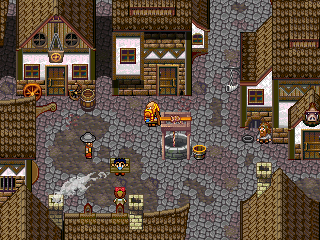 Fachwerk, Wachen und ein bisschen Dreck - so hat eine Fantasystadt zu sein, die sich dem Klischee um den Hals wirft.