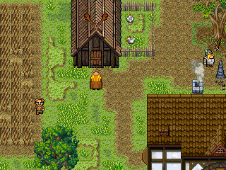 Ein Hausherr, der auf sich hält, schützt sein Heim natürlich mit einem Giebelkreuz. Grund dazu hat er allemal, denn die Welt ist ein sehr gefährlicher ... aber das sagte ich glaube ich schon an anderer Stelle.